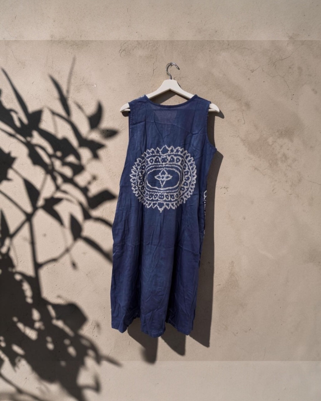 One-Piece Bandhani Dress with Pocket
