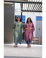 Luminous Bandhani Maxi Kaftan