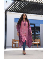 Luminous Bandhani Maxi Kaftan