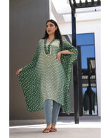 Luminous Bandhani Maxi Kaftan