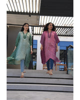 Luminous Bandhani Maxi Kaftan