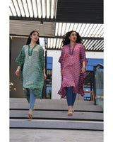 Luminous Bandhani Maxi Kaftan