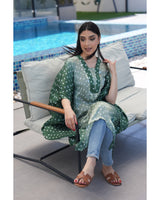 Luminous Bandhani Maxi Kaftan