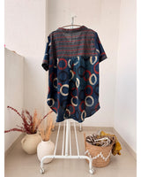 Oversized Geometric Ajrakh Shirt