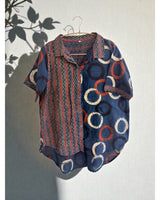 Oversized Geometric Ajrakh Shirt