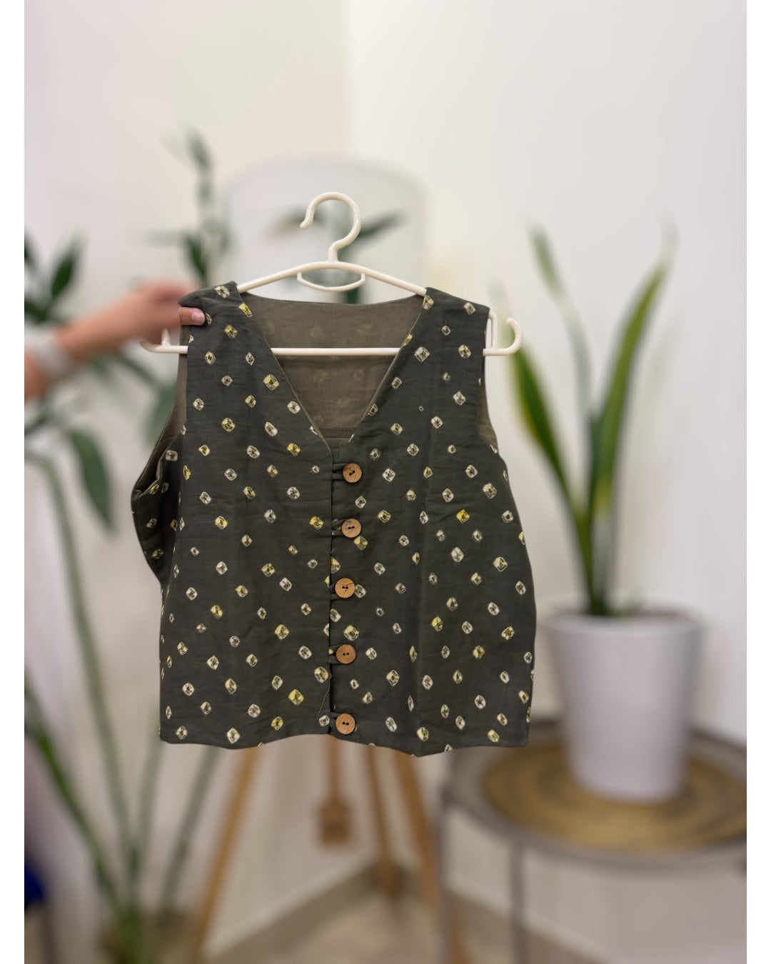 Bandhani Waistcoat