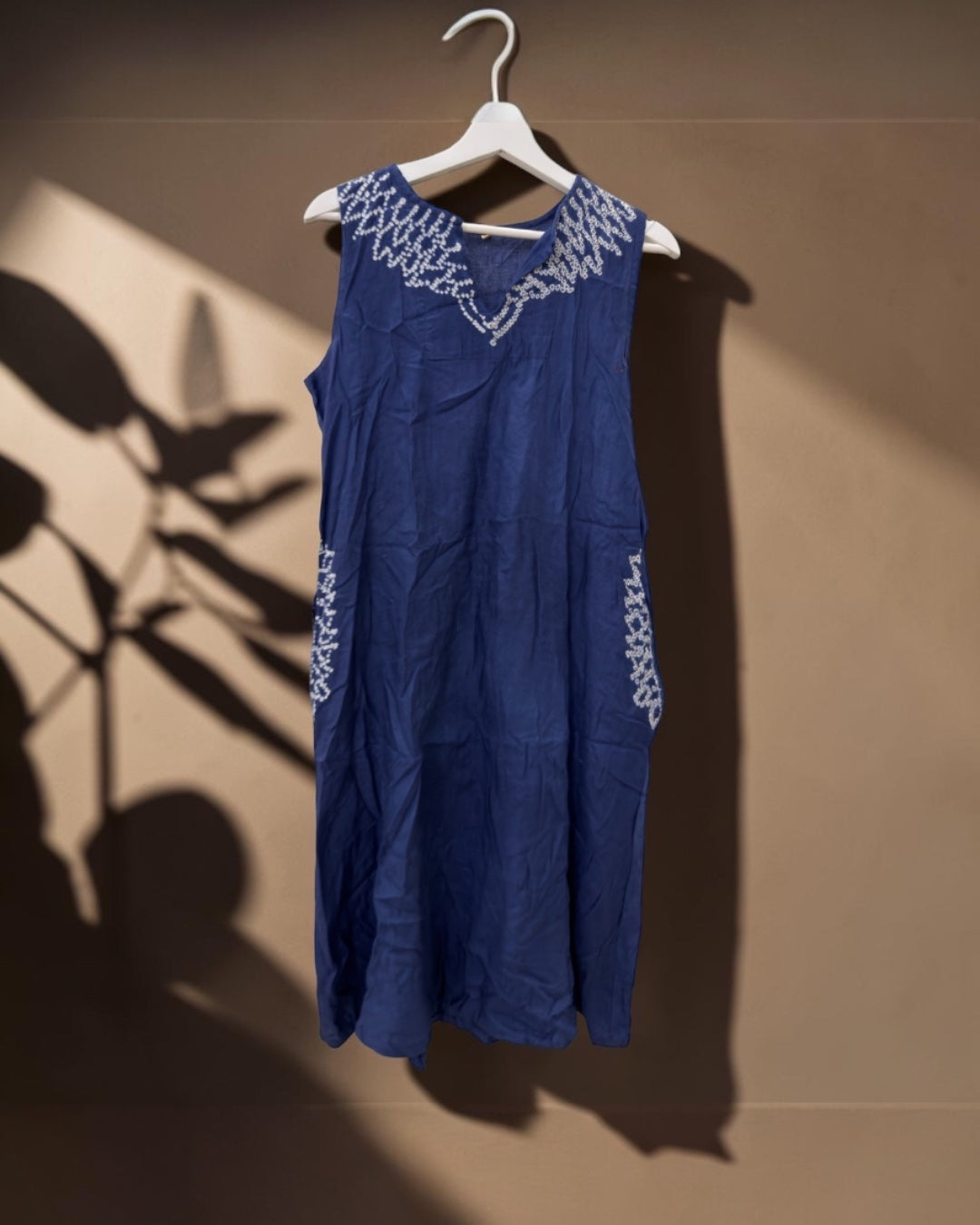 One-Piece Bandhani Dress with Pocket