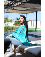 Louminous Bandhani Mini Kaftan