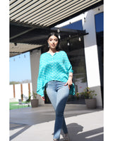 Louminous Bandhani Mini Kaftan