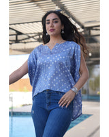 Louminous Bandhani Mini Kaftan