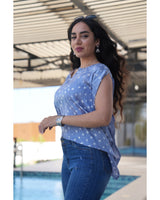 Louminous Bandhani Mini Kaftan