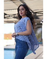 Louminous Bandhani Mini Kaftan