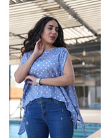 Louminous Bandhani Mini Kaftan