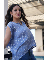 Louminous Bandhani Mini Kaftan