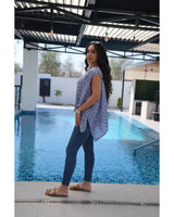 Louminous Bandhani Mini Kaftan