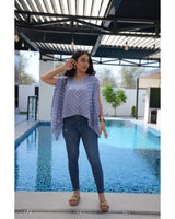 Louminous Bandhani Mini Kaftan