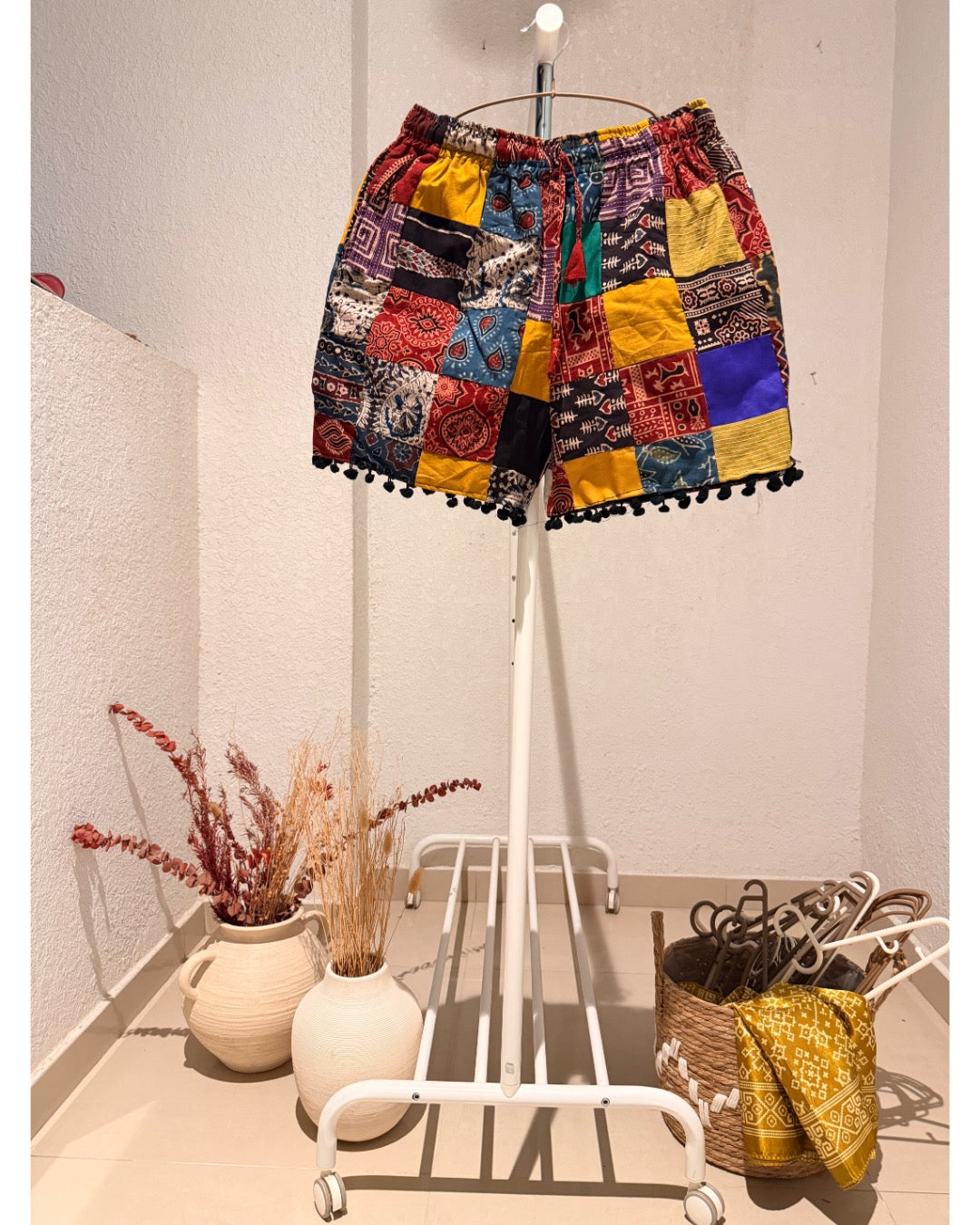 Vayu Patchwork Shorts