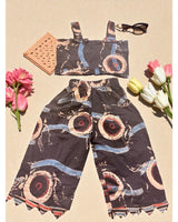 Noir Ajrakh Pant Set